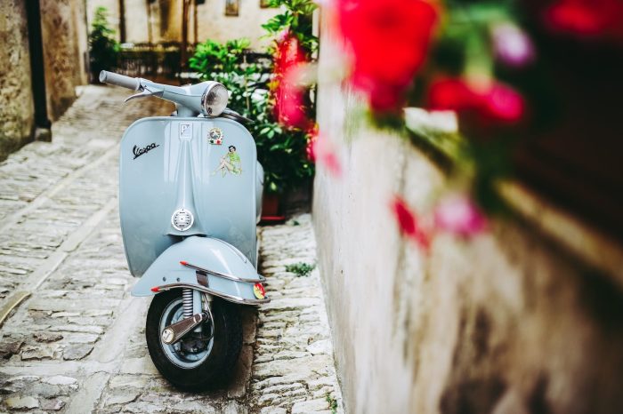Vespa Erice, Italy