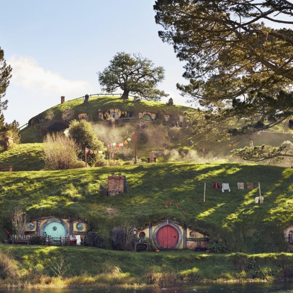 Hobbiton Matamata Waikato Lord of the Rings The Hobbit Vacation landscape hobbit doors