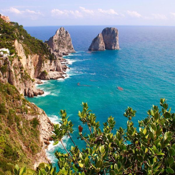 Italy Capri Island Coastline