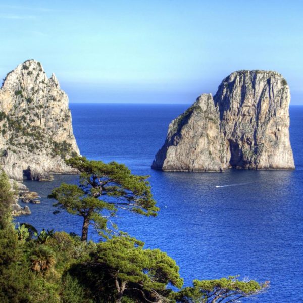 Italy Capri Cliff Coastline Cultural Italy