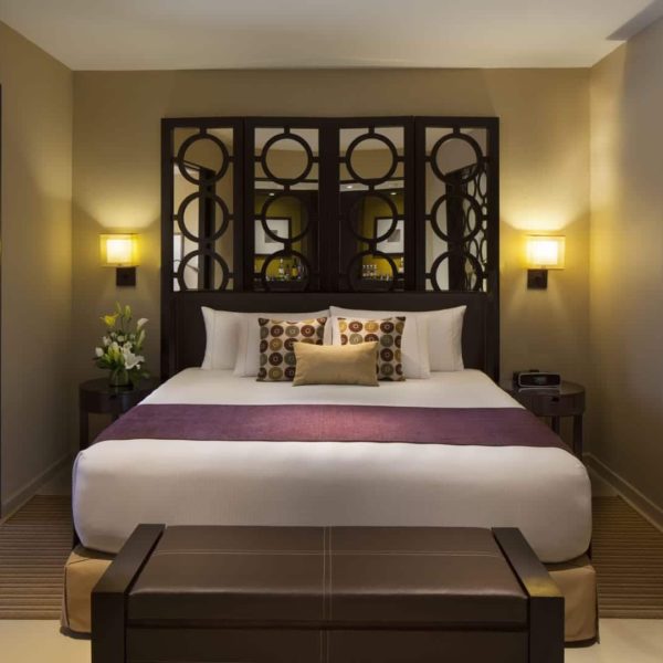 Swim up resort room