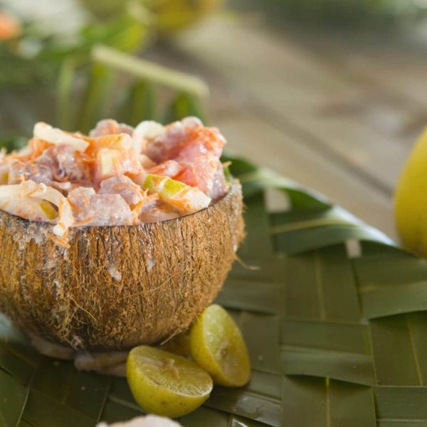 Tahiti Tikehau Ceviche Fresh Fish Coconut Bowl