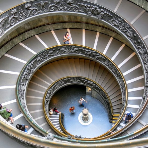 Vatican Museums, Roma staircase