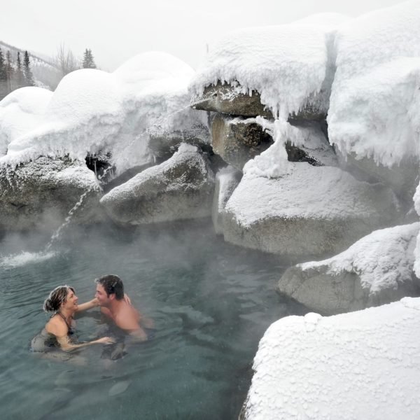 Alaska Luxury Vacation Chena Natural Hot Spring Glacier Snow