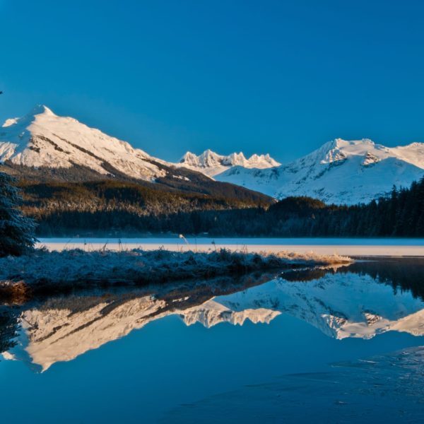 Alaska Luxury Vacation Juneau Mountains Reflecting Water