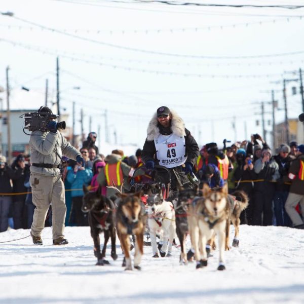 Alaska Luxury Vacation Nome Dogsled Race Championship Finish Line