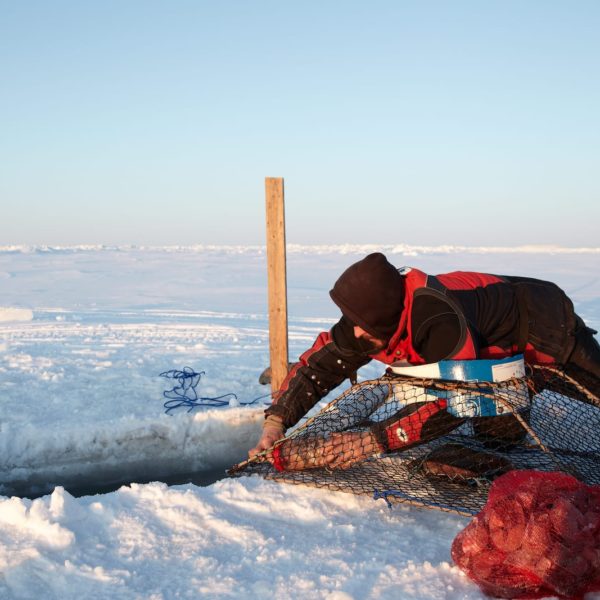 Alaska Luxury Vacation Nome Ice Fishing