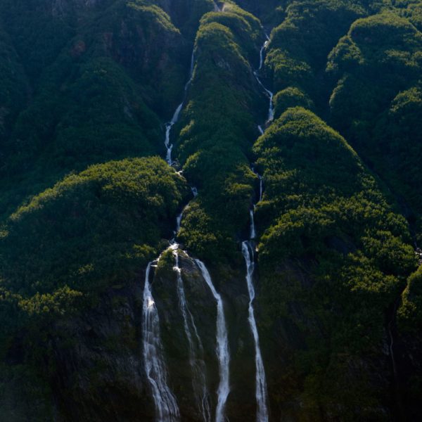 Alaska Luxury Vacation Prince William Sound Waterfalls Green Mountains