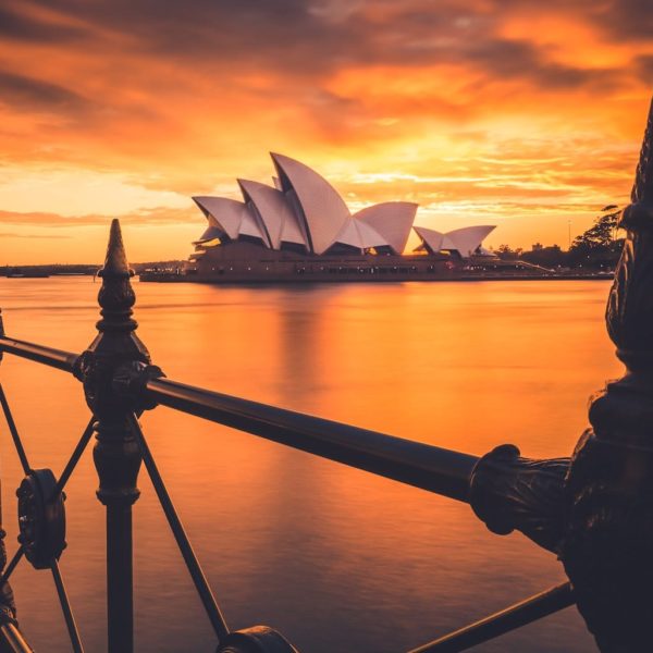 Circular Quay Sydney Australia Opera House Sunset Luxury Australia Vacation