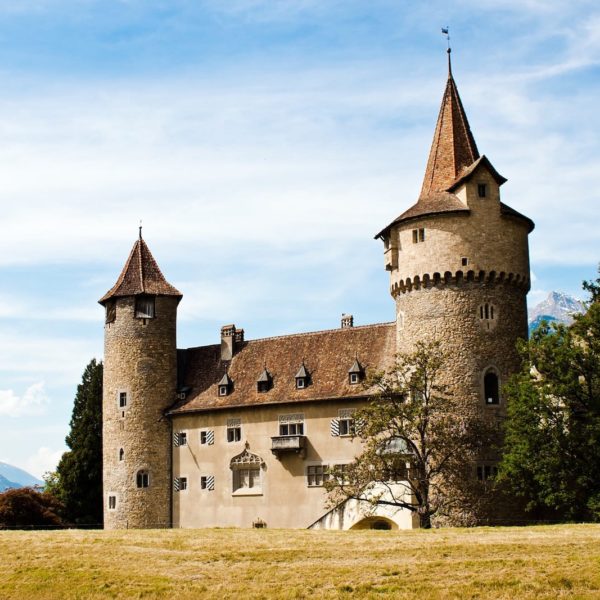 Europe Luxury Switzerland Vacation Castle Architecture Medieval Fortification Exterior
