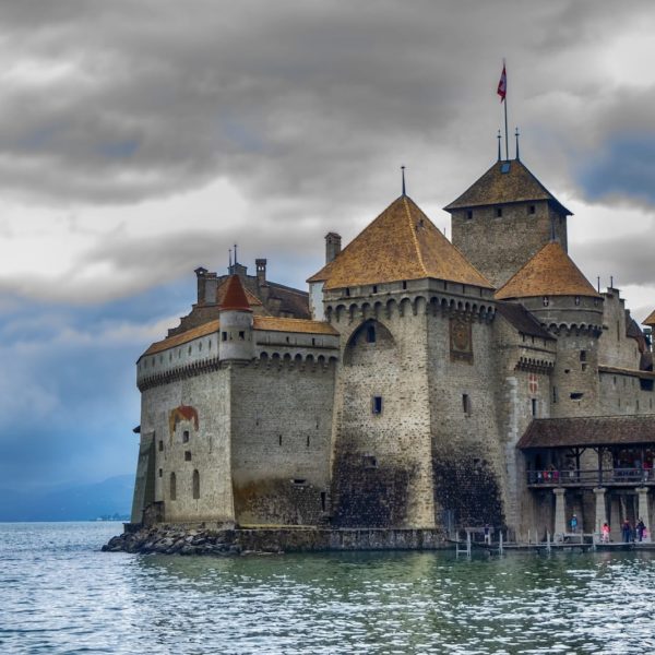 Europe Luxury Switzerland Vacation Castle Chillon Switzerland