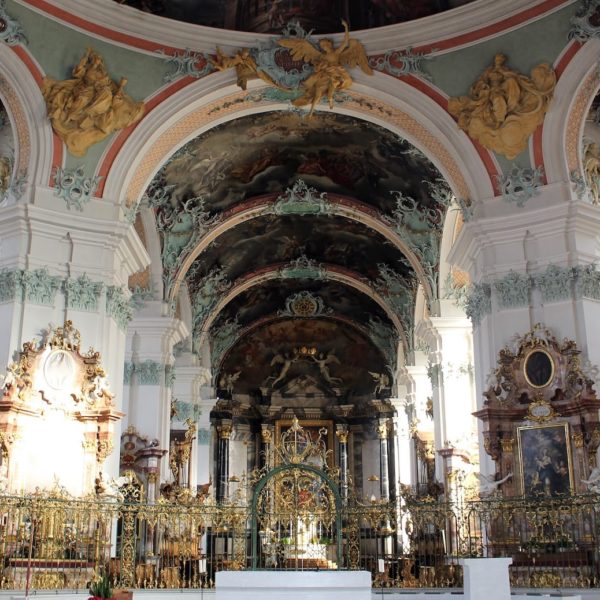 Europe Luxury Switzerland Vacation Gallen Cathedral St Collegiate Church Sanctuary