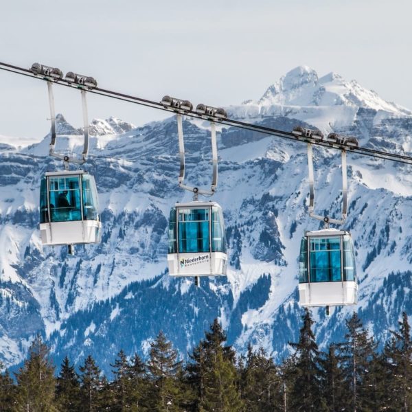 Europe Luxury Switzerland Vacation Gondolas Switzerland Niederhorn Mountains