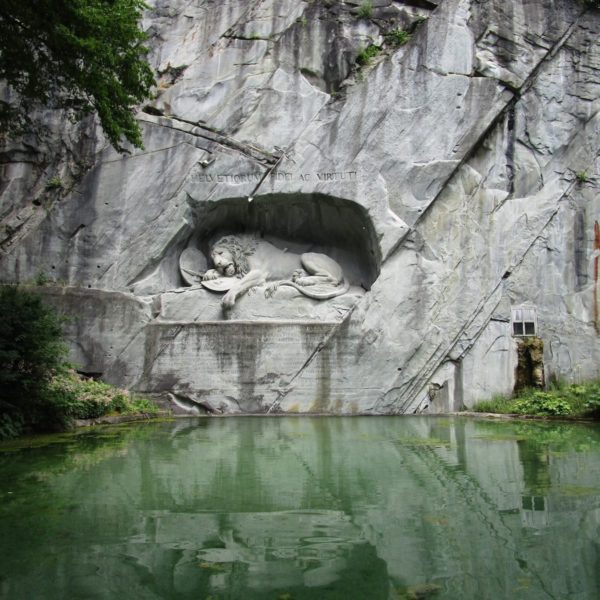 Europe Luxury Switzerland Vacation Switzerland Lion Swiss Monument Sculpture Europe