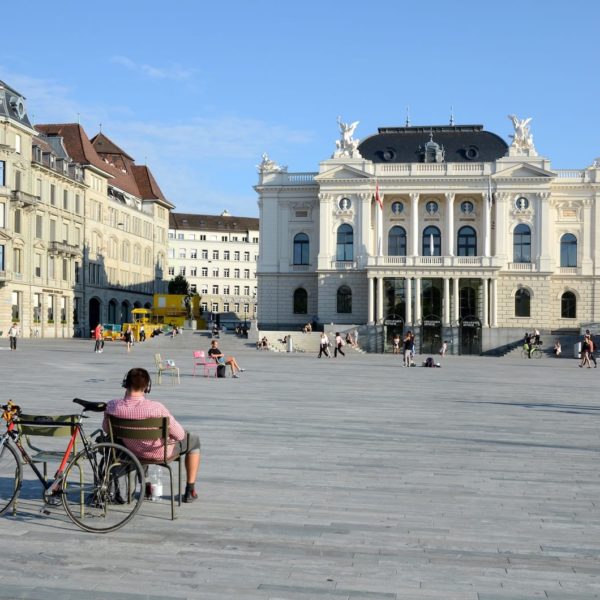 Europe Luxury Switzerland Vacation Zurich Opera House Sechseläutenplatz Zurich