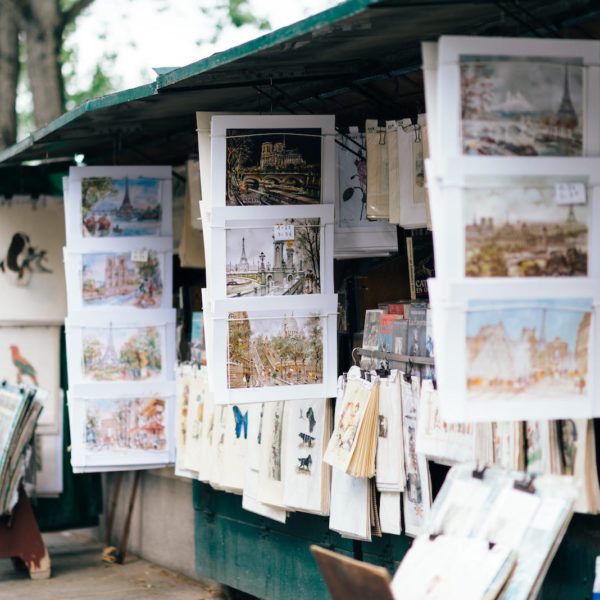 france art sale street shopping