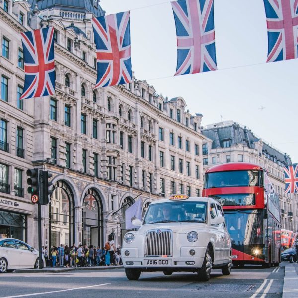 london double decker bus cab