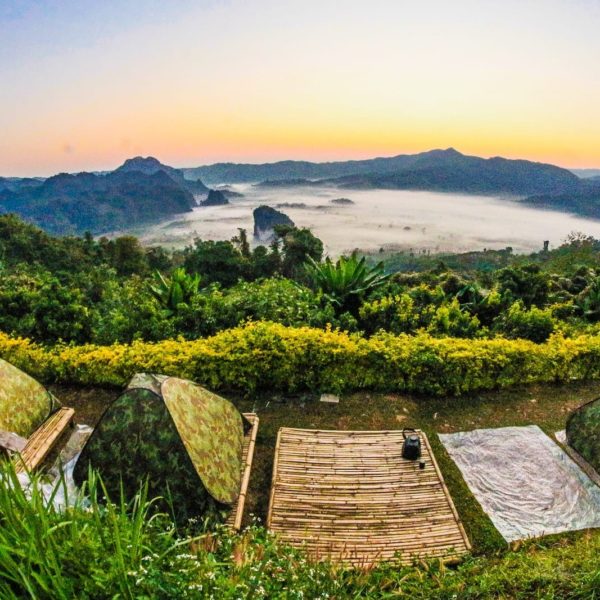 Luxury Thailand Vacation Background Beautiful Camp