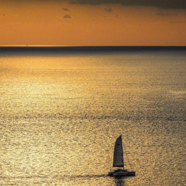 Luxury Thailand Vacation Sailboat On Sea