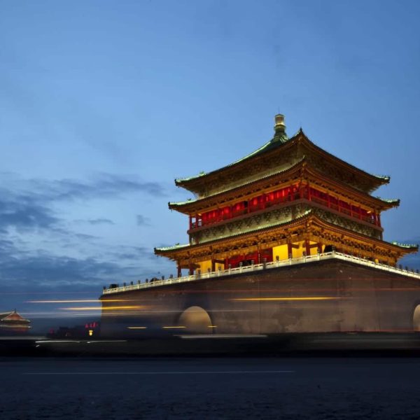 Luxury Vacation China Asia China Xi An The Bell Tower Building Scenery