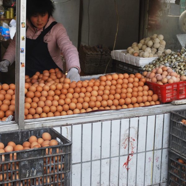 Luxury Vacation China Asia Eggs Egg Market Vendor Selling China