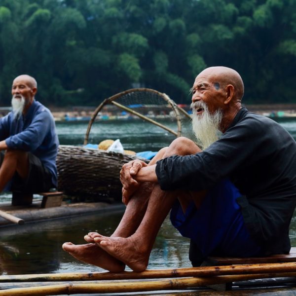 Luxury Vacation China Asia Fisherman Nature Guilin River China Guangxi