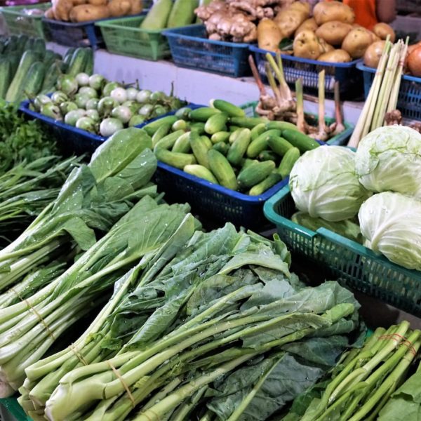 Luxury Vacation China Asia Market Vegetables Food Grow Final Sale Stall