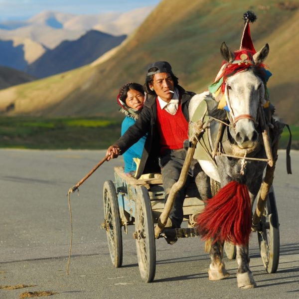 Luxury Vacation China Asia Tibet Transport Landscape Coach