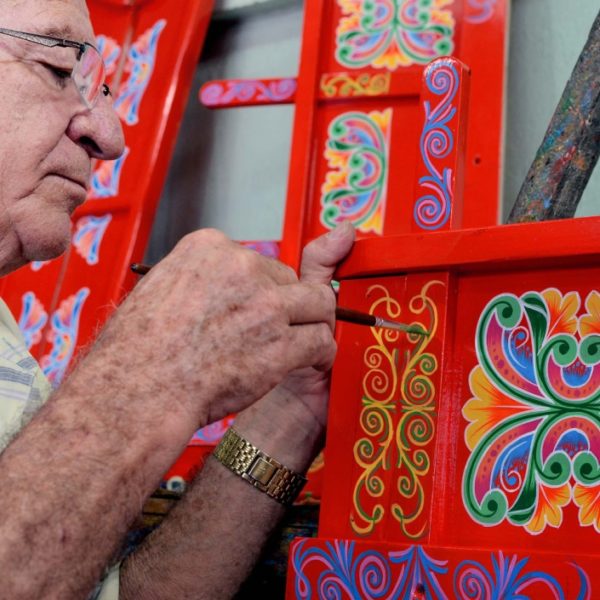 Sarchi Ox Cart Costa Rica Artisian Painter Culture Luxury Vacation