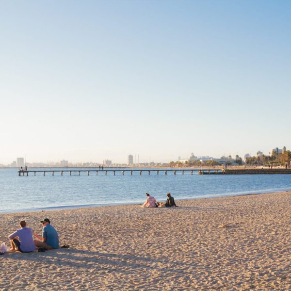 St Kilda Melbourne Vic Beach Sunset Luxury Australia Vacation