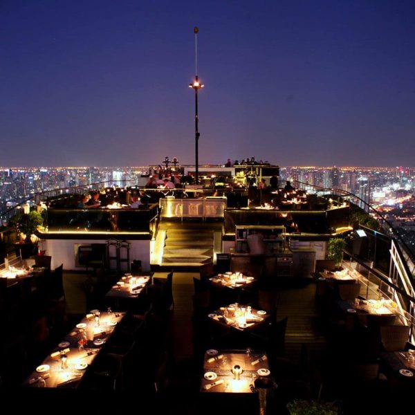 Thailand Rooftop Dinner Romantic Honeymoon