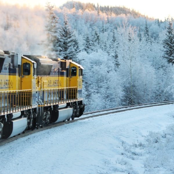 Train Alaska Travel Railway Railroad Winter Alaskan Luxury Vacation