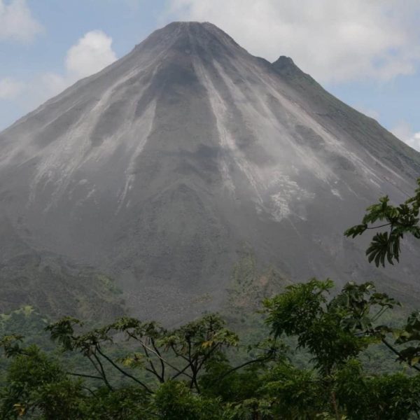 Volcano Costa Rica Landscape Mountain Active
